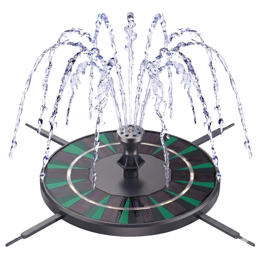 Adjustable Bracket Solar Fountain Pump for Bird Baths - 1.4W