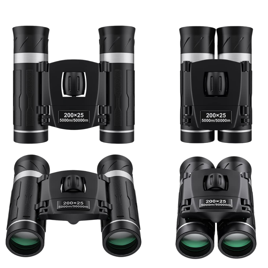 Compact 25mm Zoom Binoculars for Adults and Children - Travel Friendly