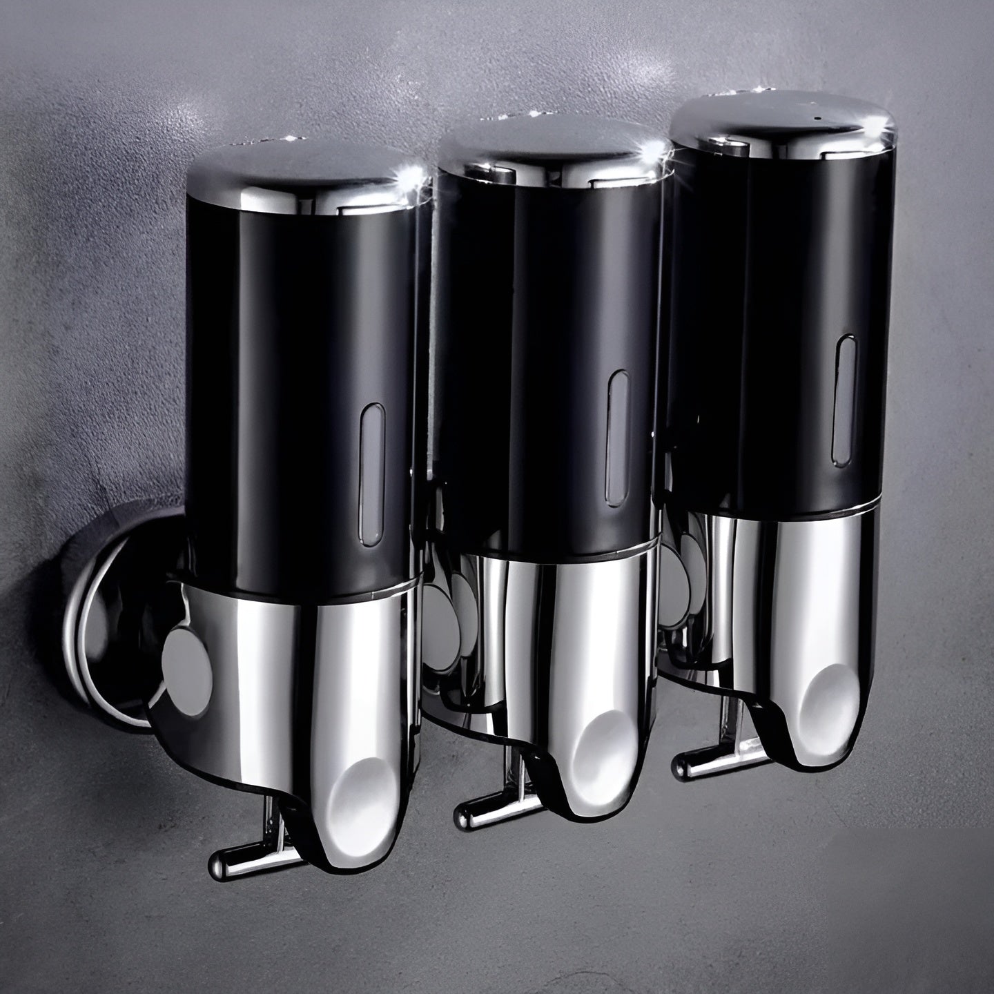 Sleek Marble-Style Wall Soap Dispenser for Effortless Use