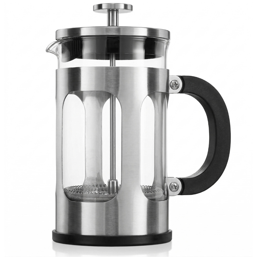 Glass French Press for Coffee and Tea, 21 oz with Stainless Steel Filter