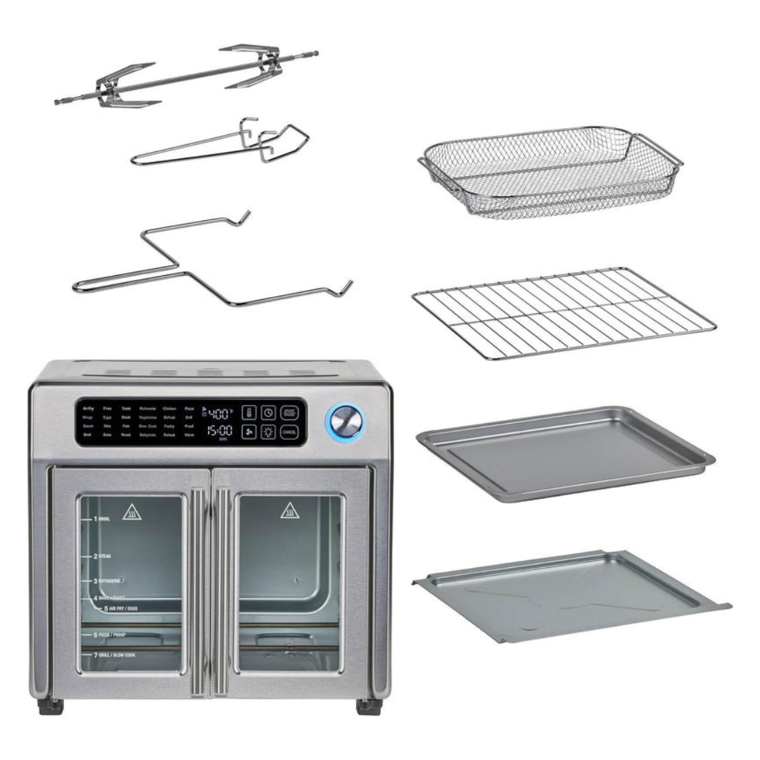 26-Quart Air Fryer and Toaster Oven with 24 Cooking Functions