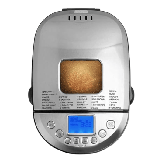 Automatic Bread Machine with LCD Screen and Customizable Settings – 29 Functions