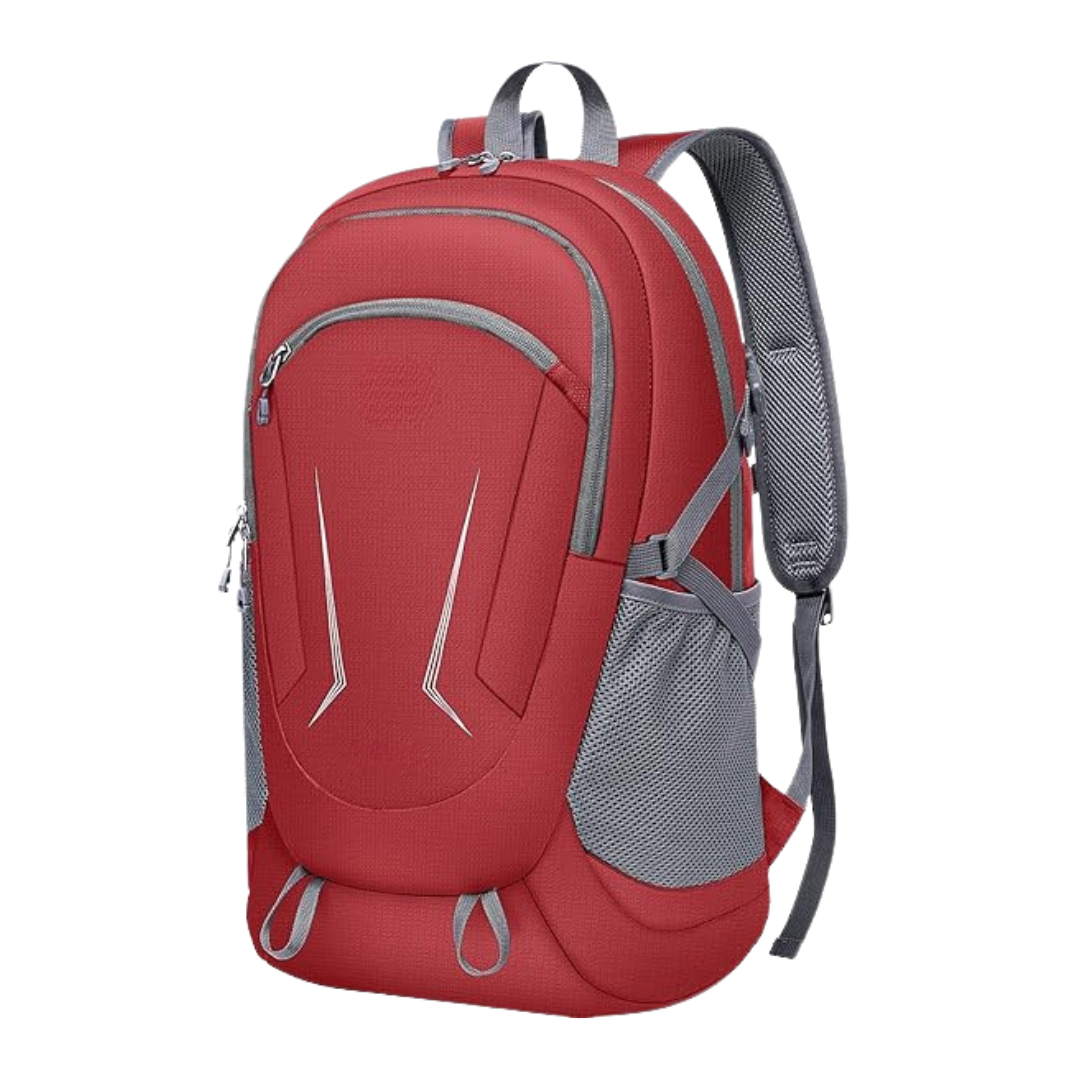 Water-Resistant Multi-Compartment Backpack for Hiking - 45L Foldable