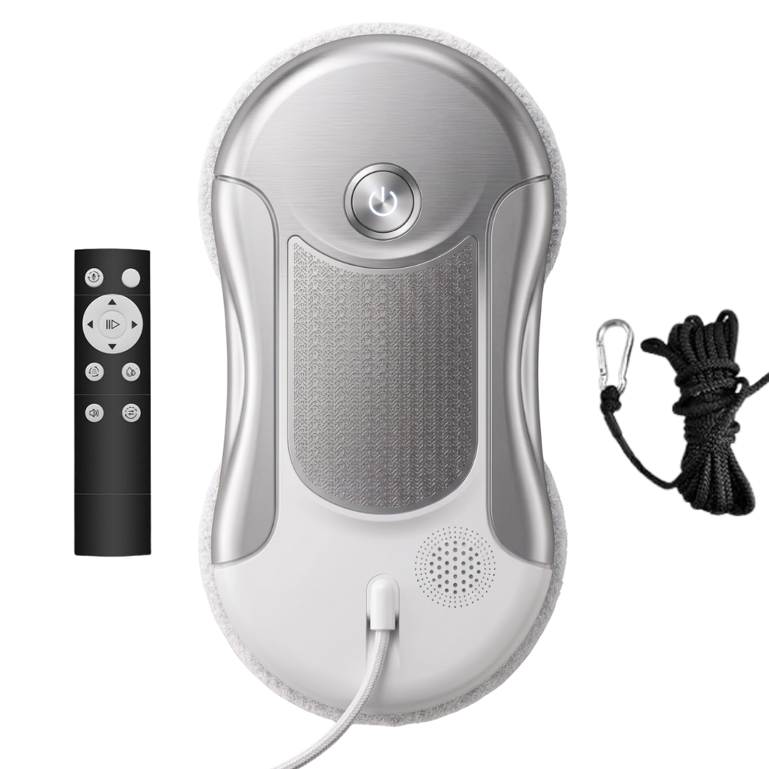Window Cleaning Robot with Dual Spray System and Edge Detection 5800Pa