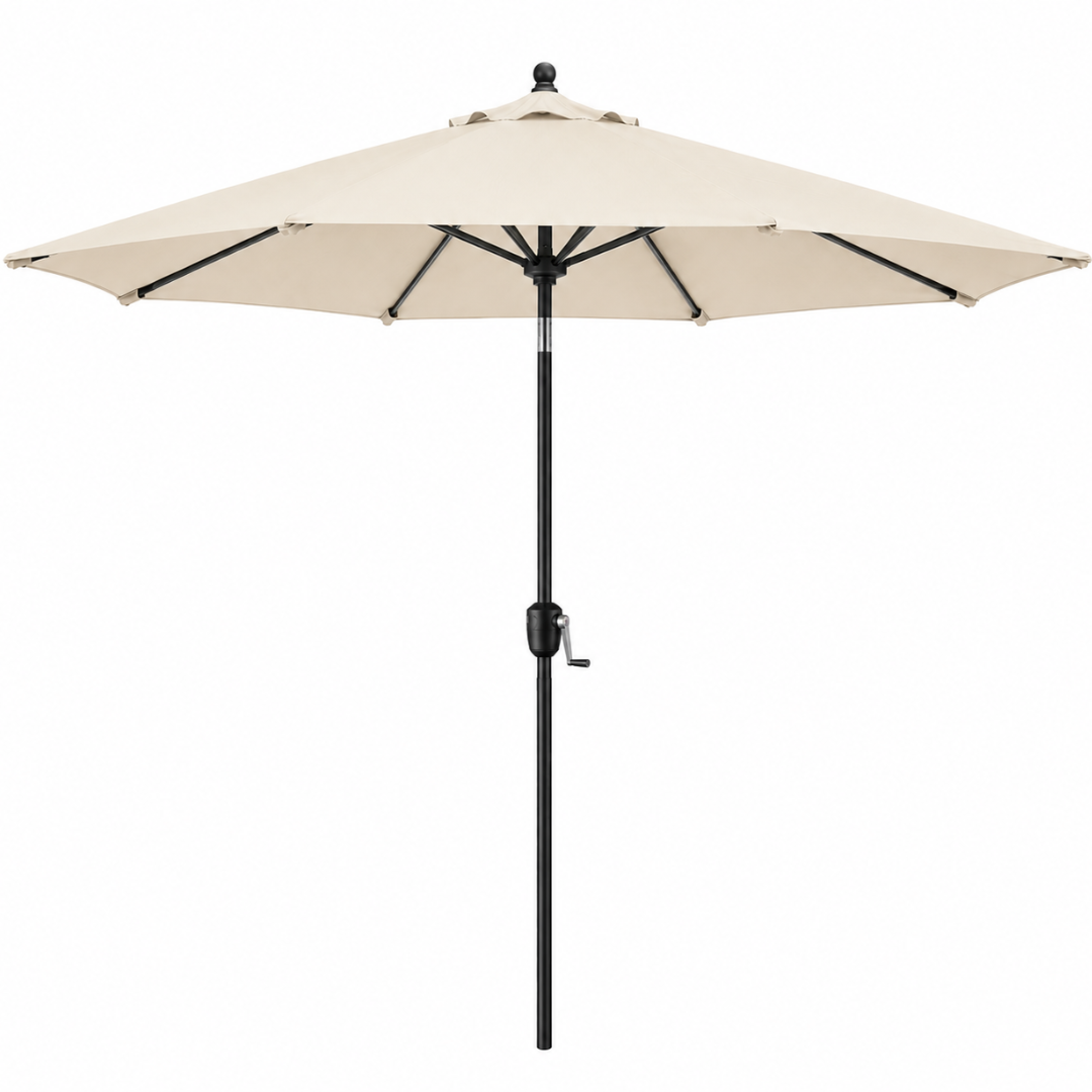 9-Foot Outdoor Table Umbrella with Crank and Tilt, 8 Ribs, UV Protection