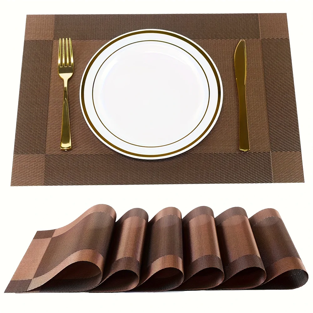 Elegant Heat-Resistant Table Protectors – Washable Non-Slip Mats