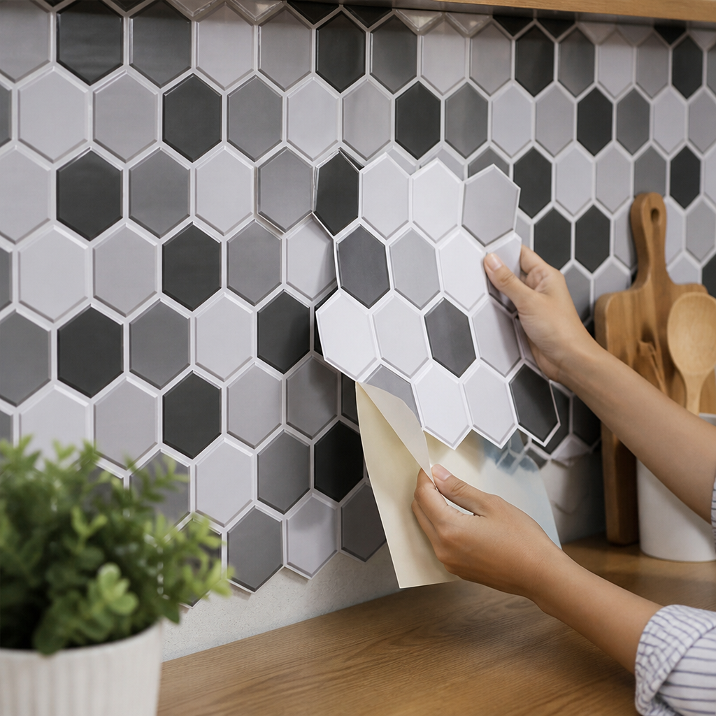3D Brick Pattern Peel & Stick Wall Decal (30 cm x 30 cm)