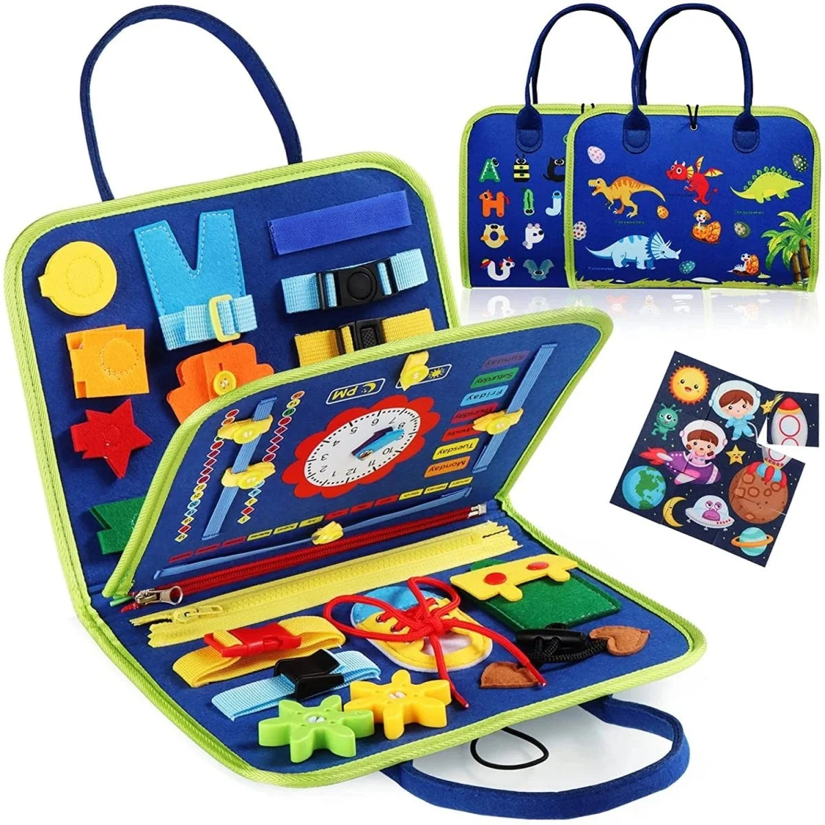 Activity Board 15 Sensory Activities Lightweight Wooden Construction