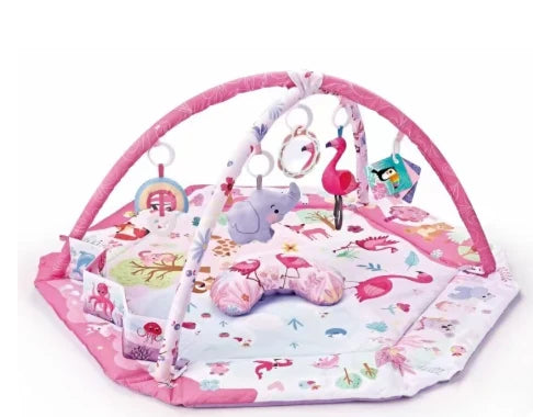 Baby Activity Play Mat 8-in-1 With 6 Detachable Toys