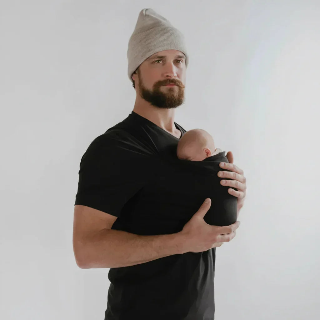 Babywearing T-Shirt Built-In Pouch Stretchy Cotton