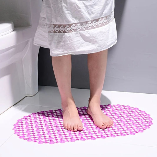Bath & Shower Mat Strong Suction Fast-Drain Grid