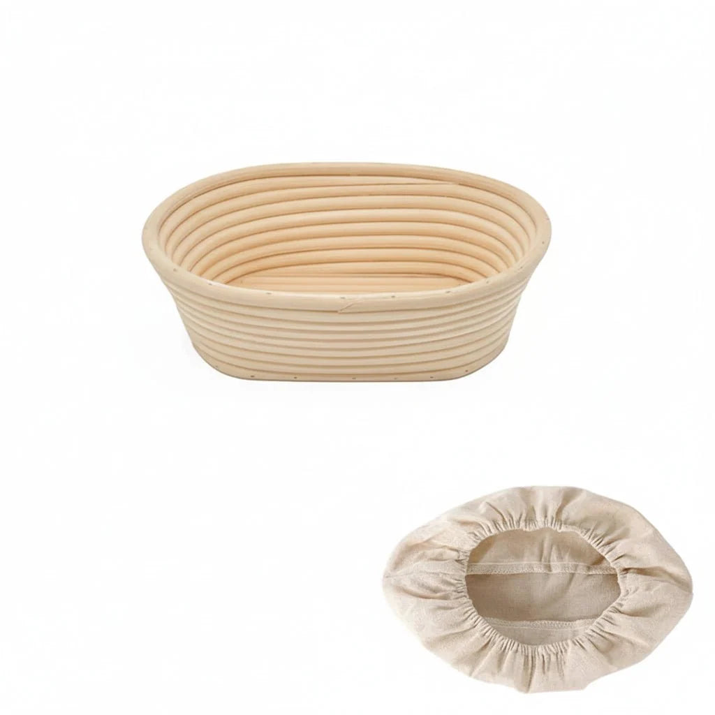 Bread Proofing Basket Natural Rattan Cotton Liner Included