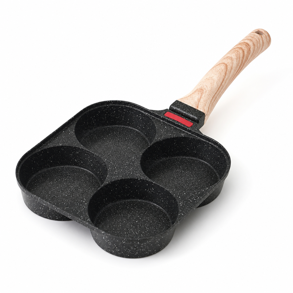 Breakfast Pan Four Chambers Maifan Stone Nonstick All Stovetops