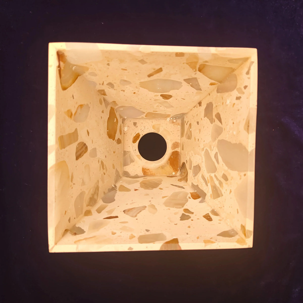 Ceiling Light Minimalist Japanese Design Clear Shade Warm Light