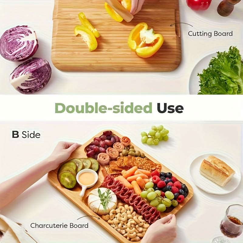 Cheese Board Reversible Wood Snap-On Acrylic Lid