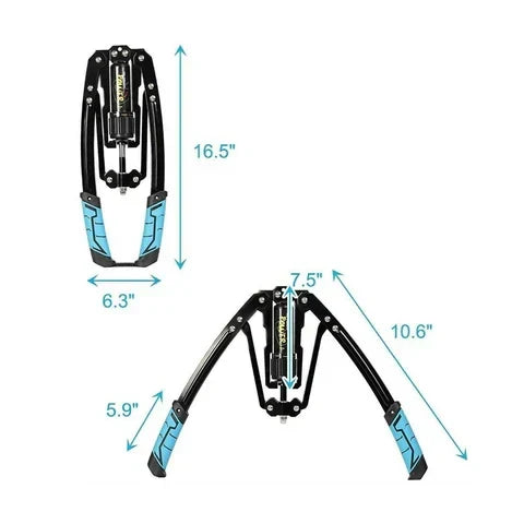 Chest Exerciser Hydraulic Resistance 20 Levels Foldable Design
