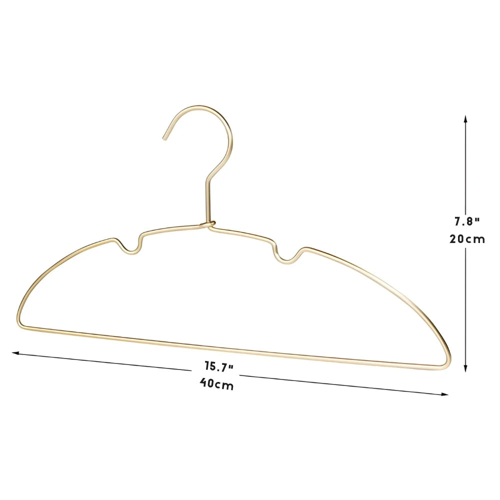 Clothes Hangers Aluminum Seamless & Anti-Slip