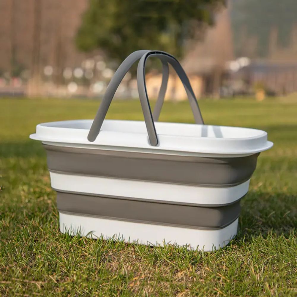 Collapsible Outdoor Basket Self-Standing Foldable