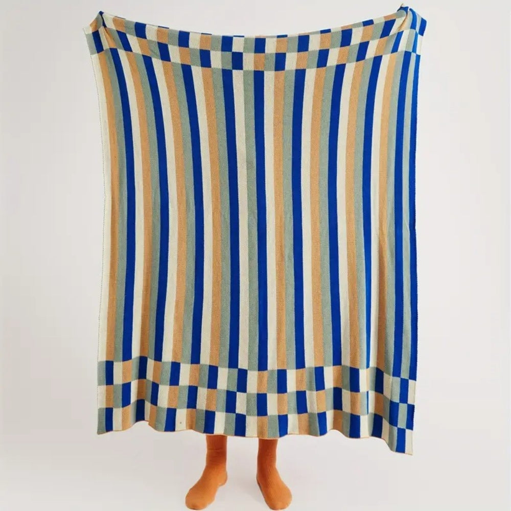 Cotton Blanket Soft Breathable Machine Washable