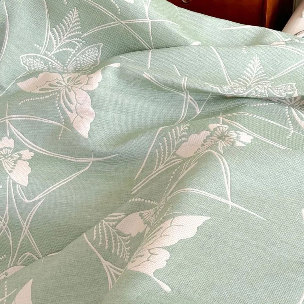 Cotton Gauze Blanket Lightweight Breathable Butterfly Print
