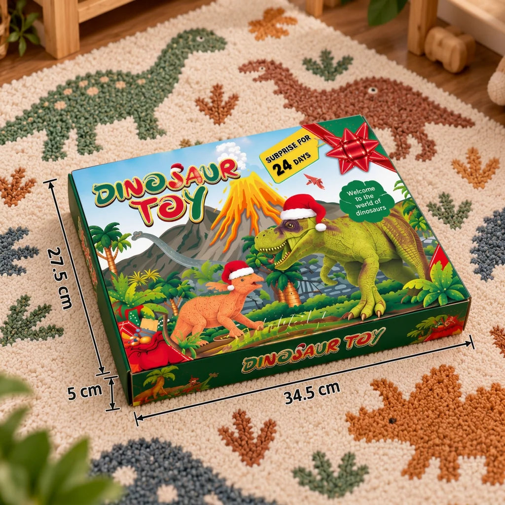 Dinosaur Advent Calendar 24 Days Surprise Figures
