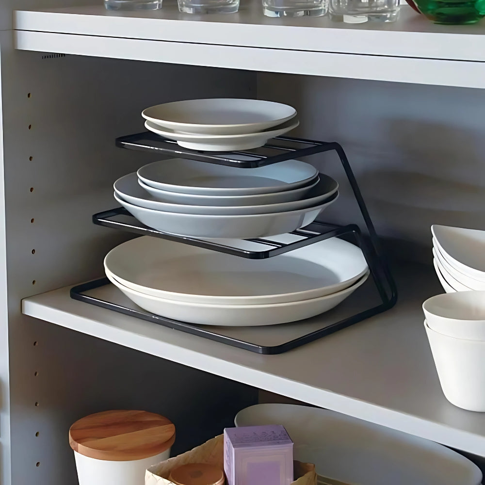 Dish Drainer Two-Tier Stainless Steel Space-Saving