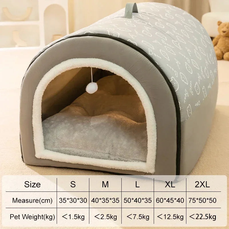 Dog House Cotton Warm Insulating Machine-Washable