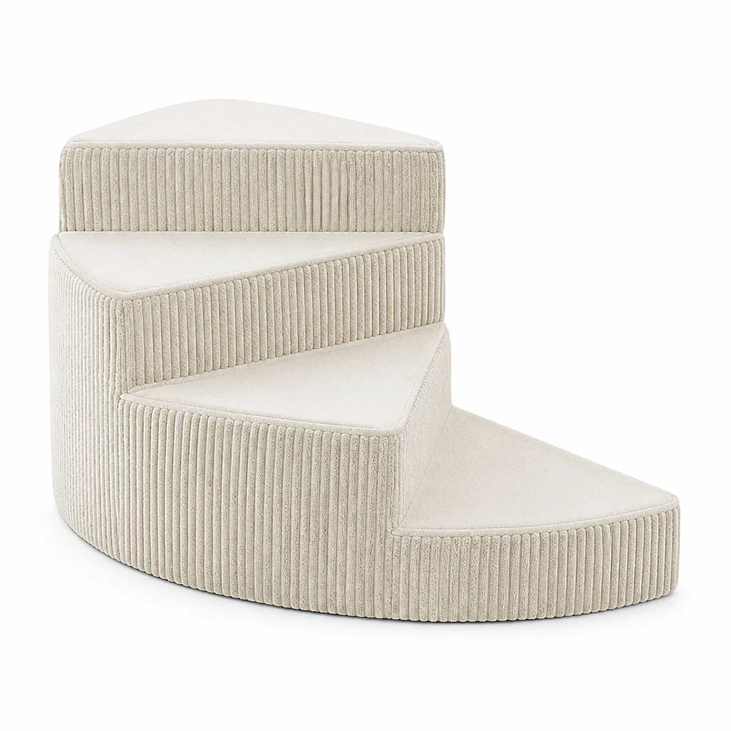 Dog Stairs Orthopedic Foam Non-Slip Compact Spiral Design