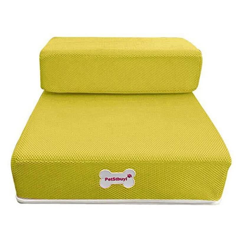 Dog Stairs Two-Step Soft Padded Non-Slip Washable Cover