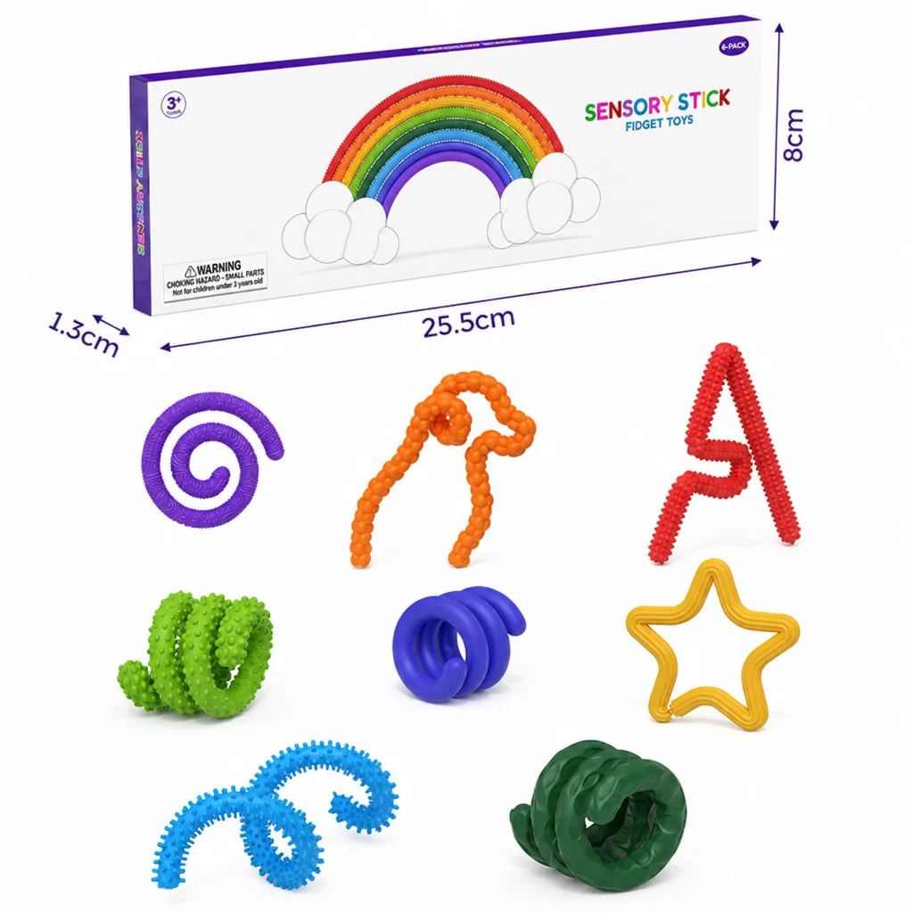 Fidget Toy Flexible Twisting Sticks Portable Design