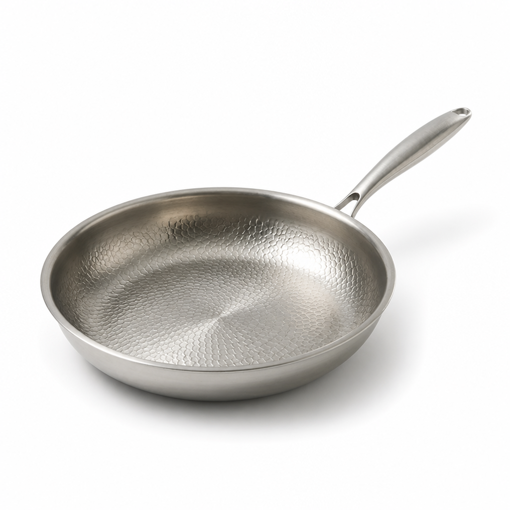Frying Pan Hammered Titanium-Reinforced Induction & Oven Safe