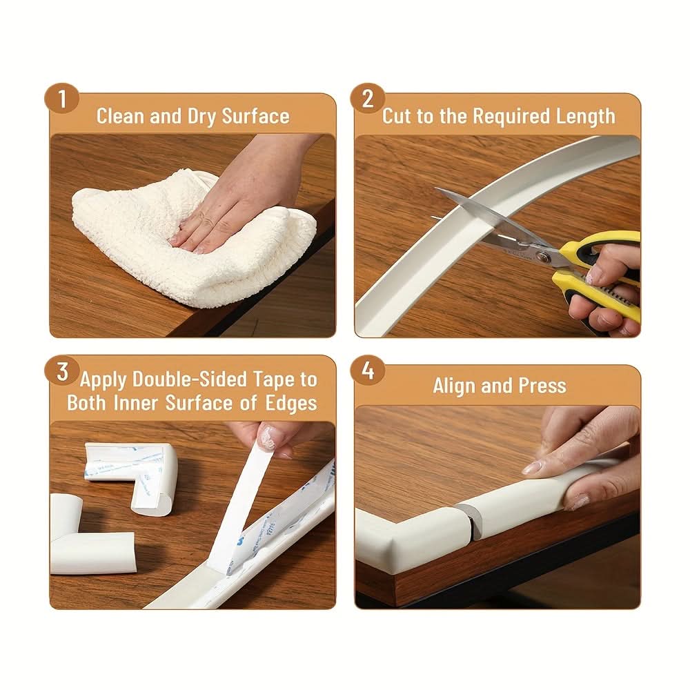 Furniture Corner Protector Soft NBR Foam Self-Adhesive