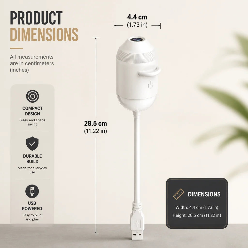 Galaxy Projector Star & Aurora Effects Dimmable USB-Powered Light