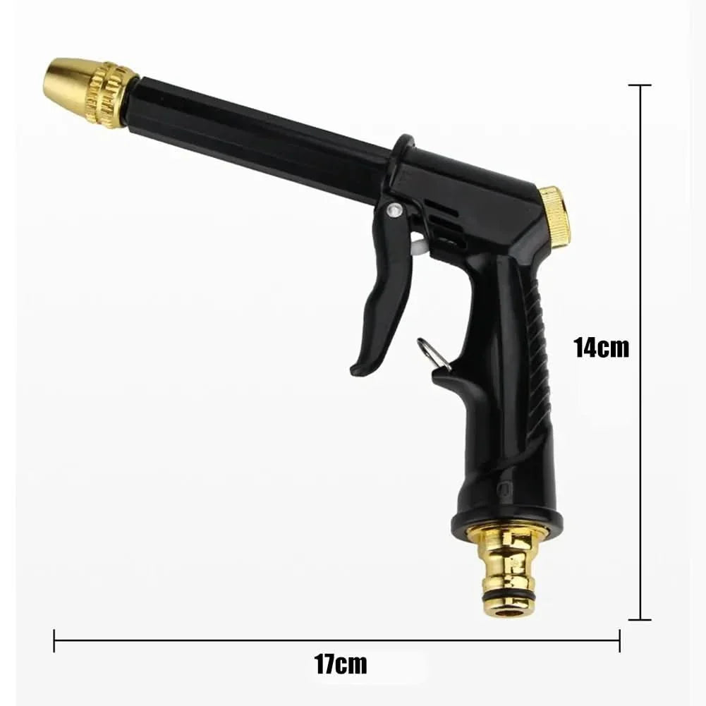 Garden Hose Nozzle High-Pressure Multi-Pattern Stainless Steel