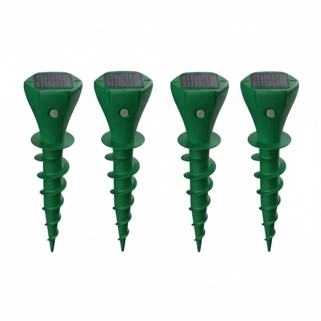 Garden Mole Repeller Solar-Powered Silent Vibration Weatherproof