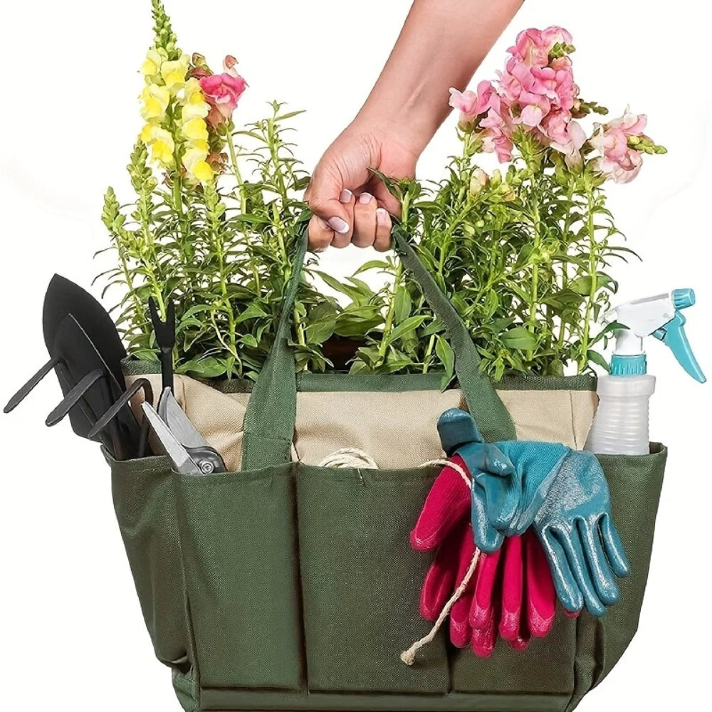 Garden Tool Storage Bag Oxford Cloth Multiple Pockets