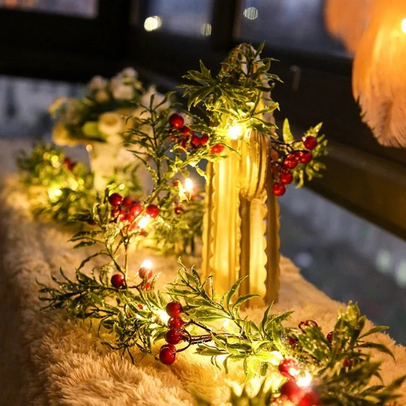Garland Lights Warm White Solar or Battery Powered