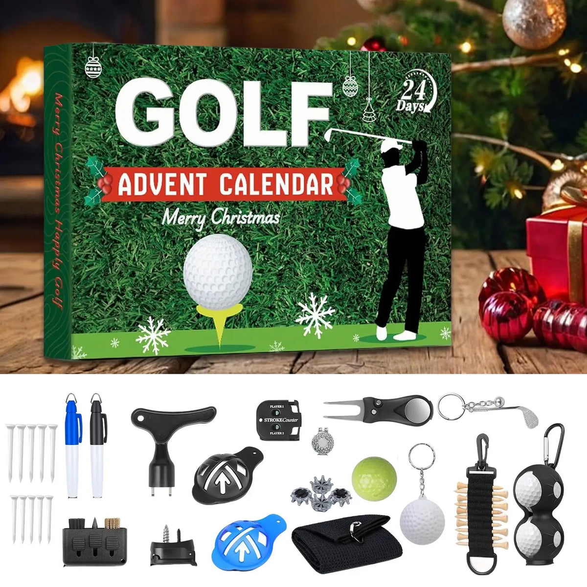 Golf Advent Calendar 24 Golf Accessories For Christmas Countdown