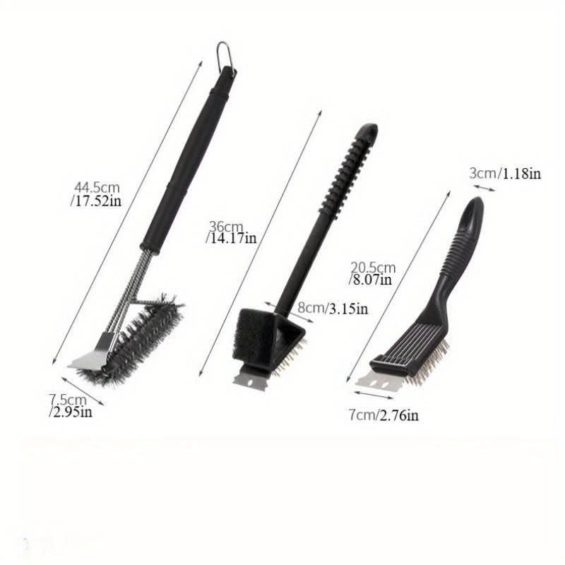 Grill Brush Set Heavy-Duty