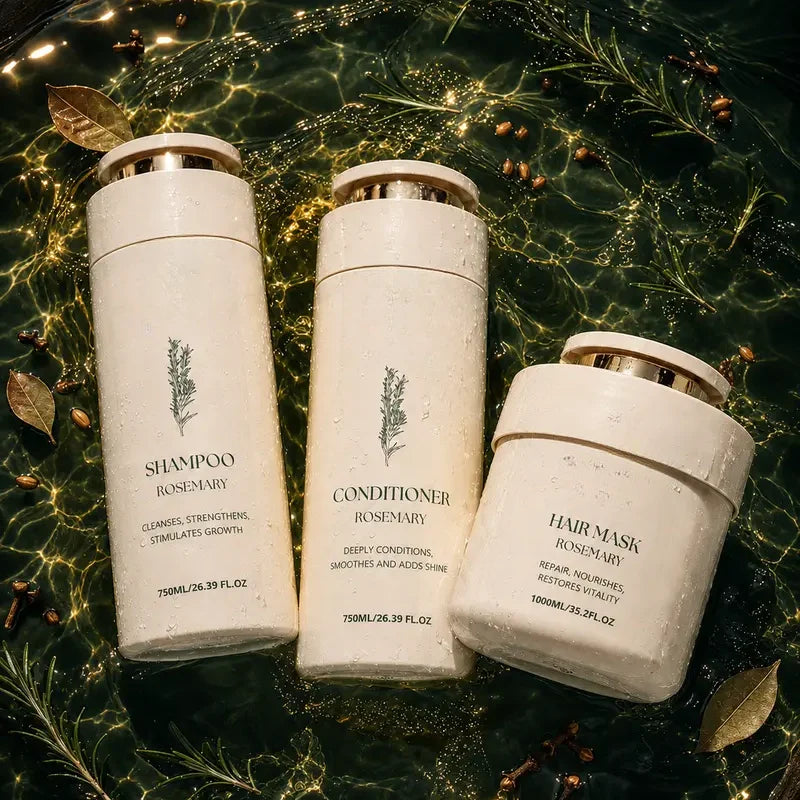 Hair Care Set Rosemary Botanical Sulfate-Free Three-Step