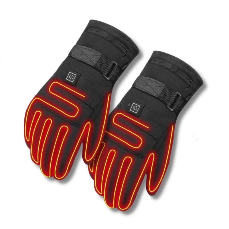 Heated Gloves Rechargeable Waterproof Wind-Resistant Touchscreen-Compatible