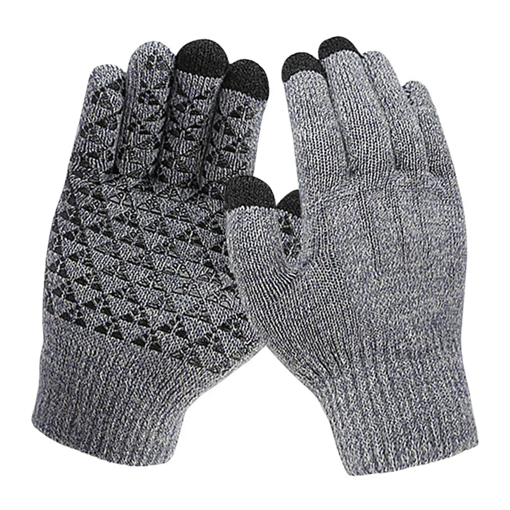 Heated Gloves USB-Powered Touchscreen Anti-Slip Grip