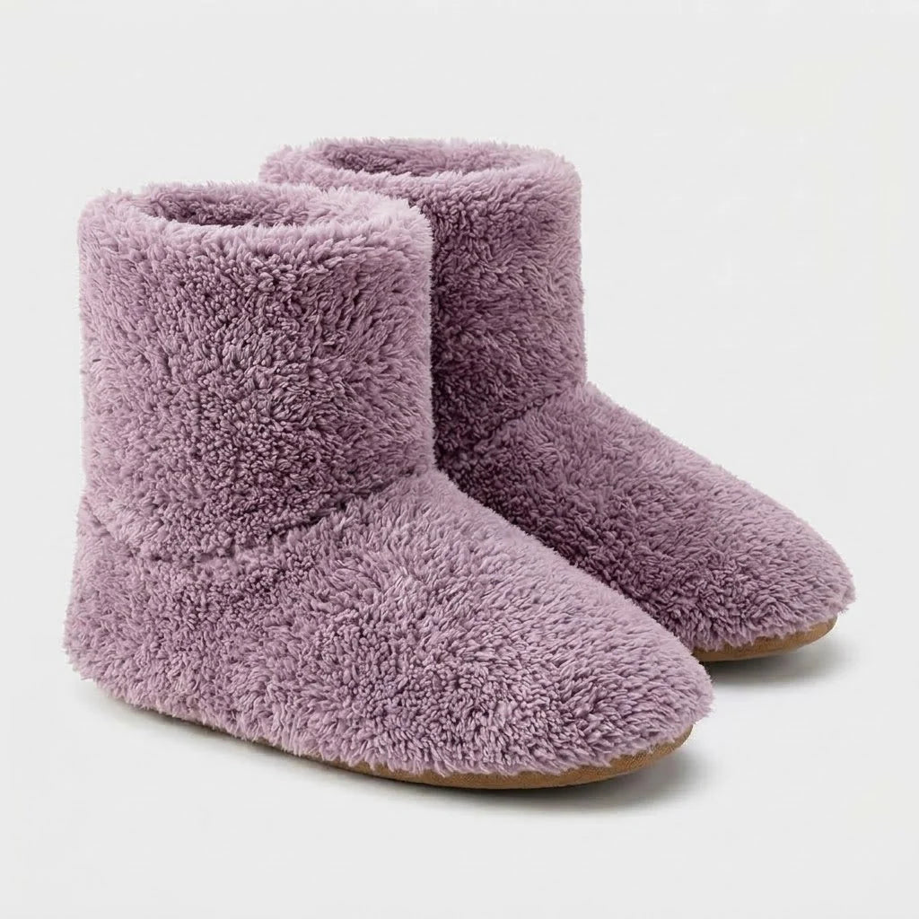 Heated Slippers USB-Powered Ankle-High Washable