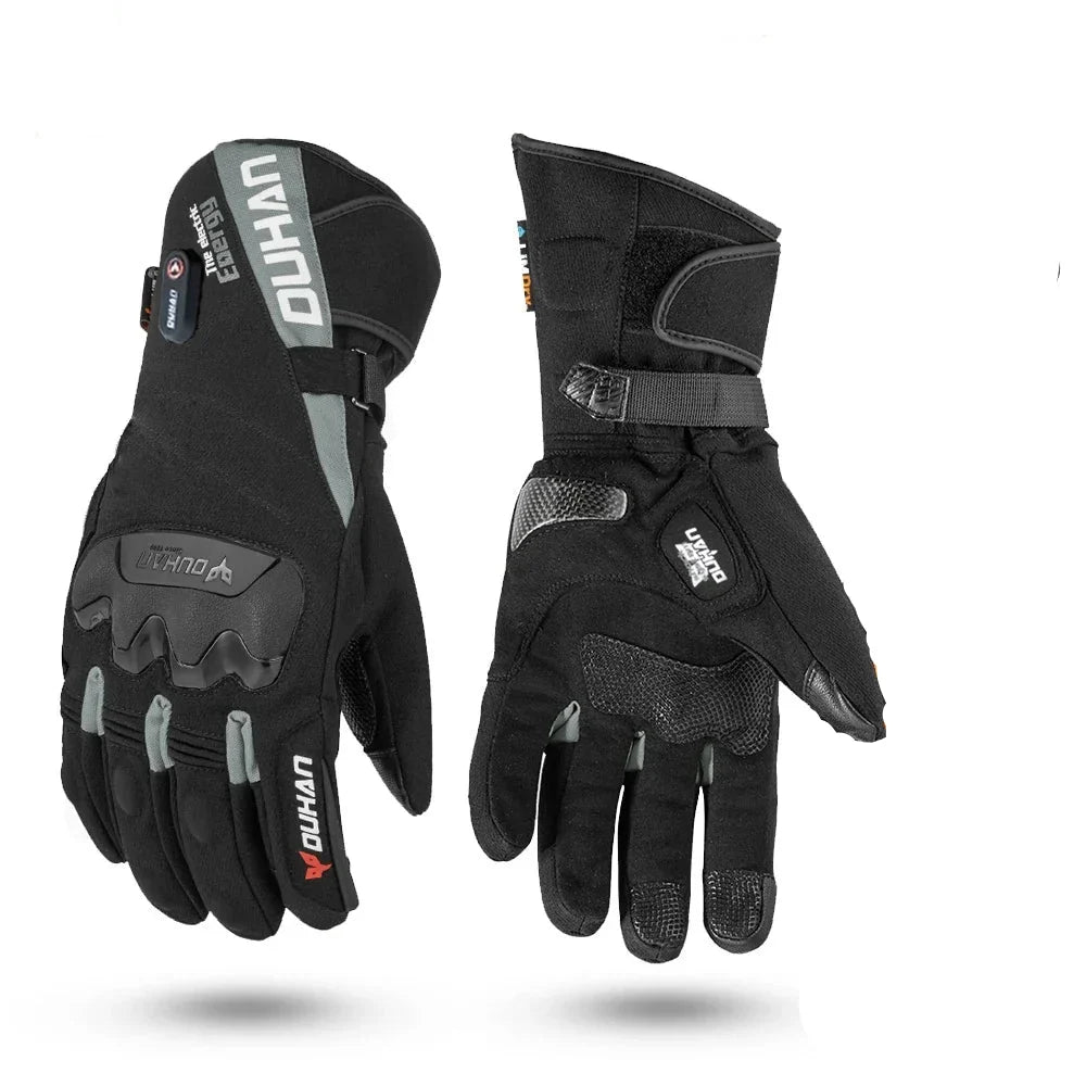 Heated Winter Gloves Weatherproof Windproof Ergonomic Grip