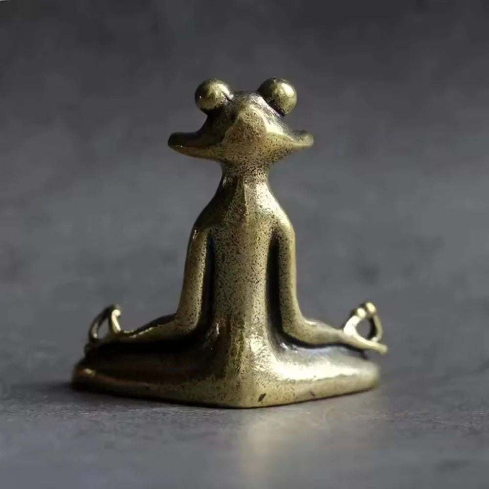 Incense Holder Meditative Lotus Pose Zinc Alloy