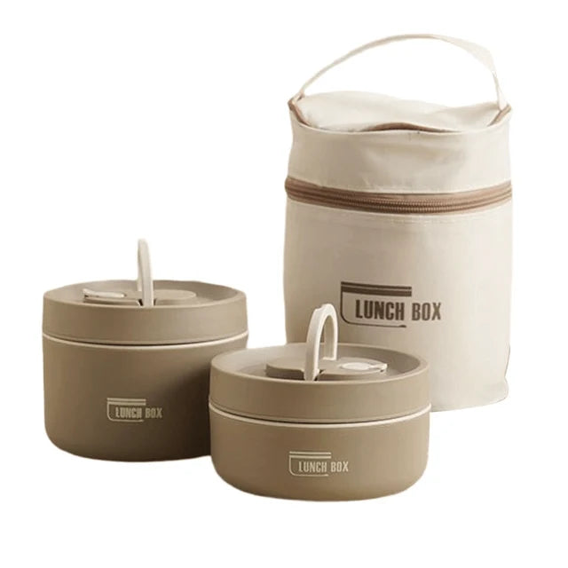 Insulated Lunch Box Stainless Steel Leak-Proof Double-Walled Insulation