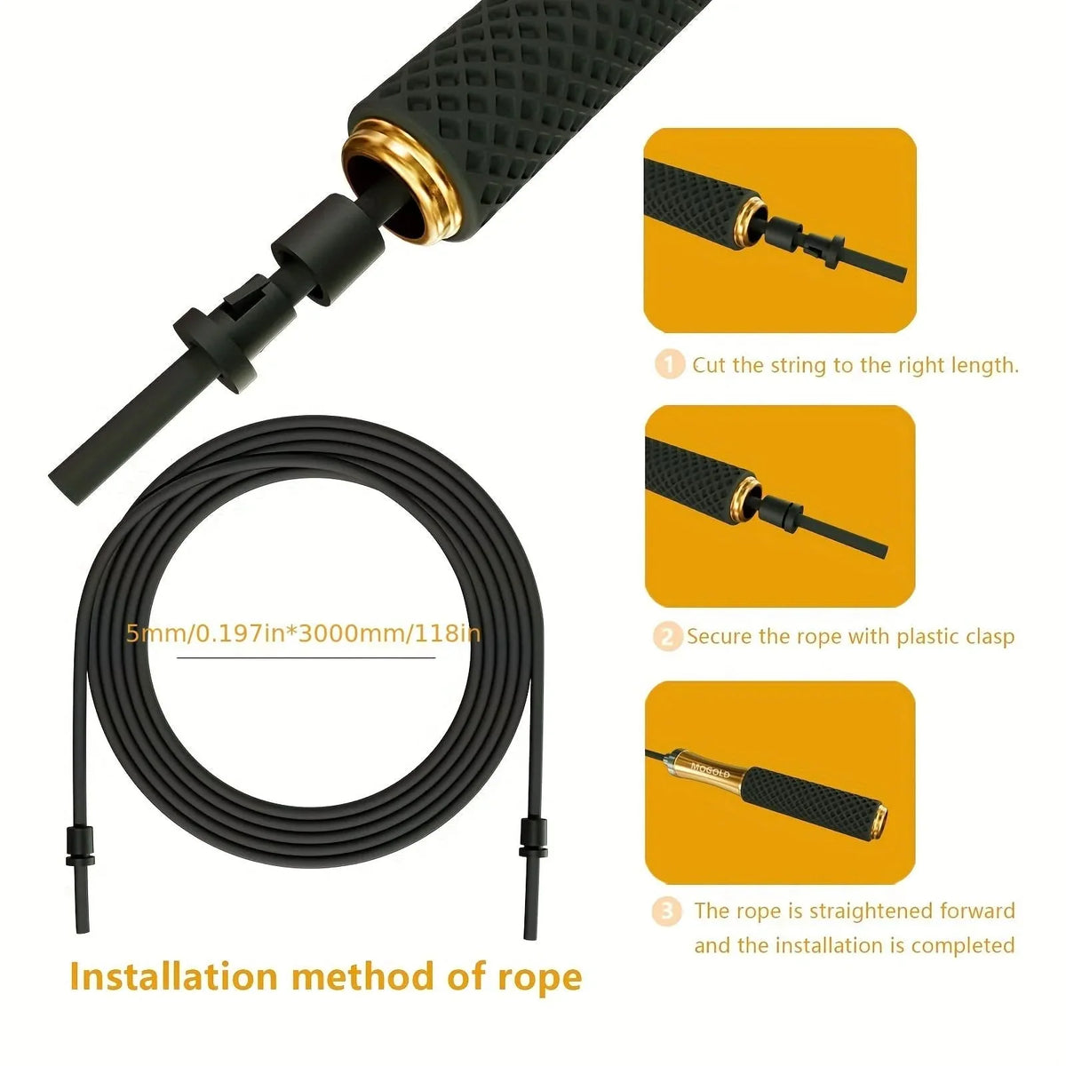 Jump Rope Lightweight Aluminum Handles for Speed Training