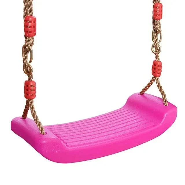 Kids Swing Seat Adjustable Height Reinforced Rope