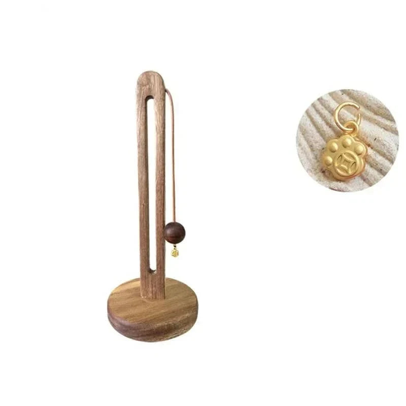 Kitchen Towel Holder Solid Wood Space-Saving