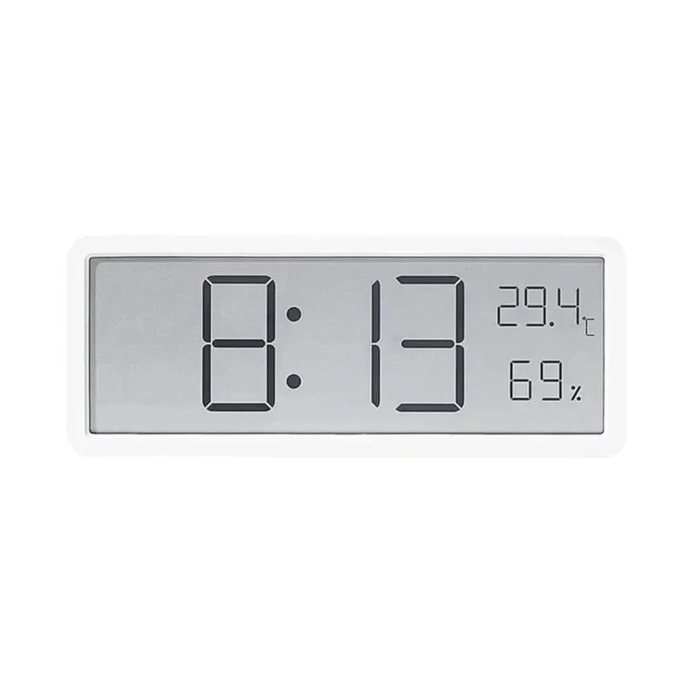 LED Wall Clock Large Digits Temperature & Humidity